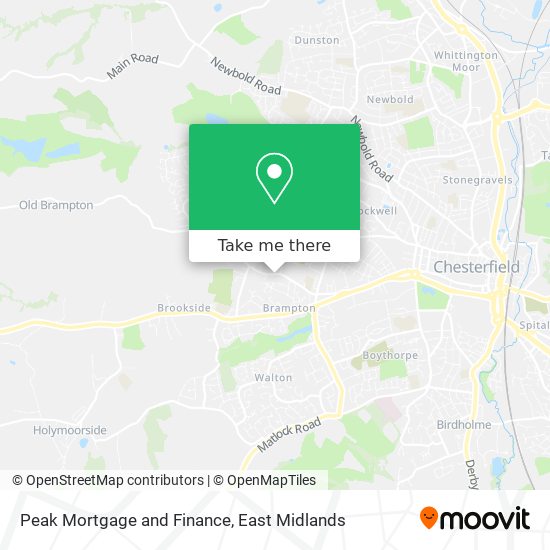 Peak Mortgage and Finance map