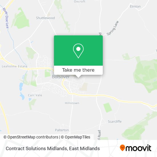 Contract Solutions Midlands map