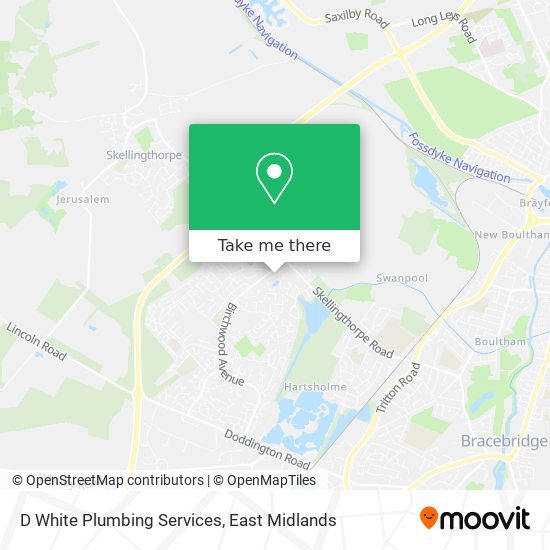 D White Plumbing Services map