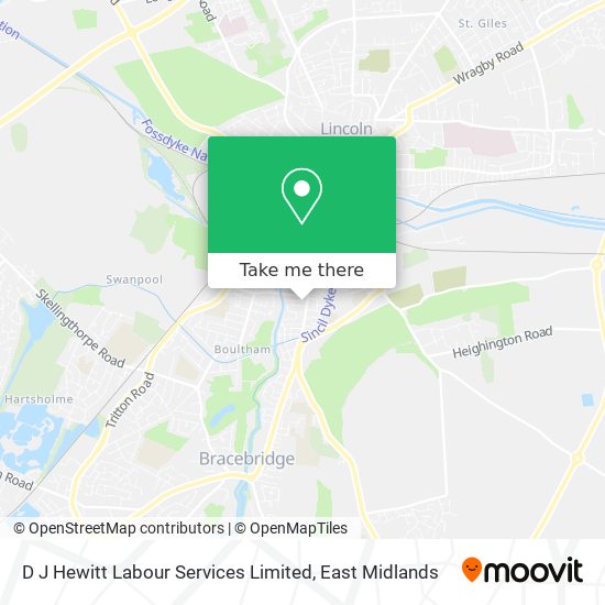 D J Hewitt Labour Services Limited map