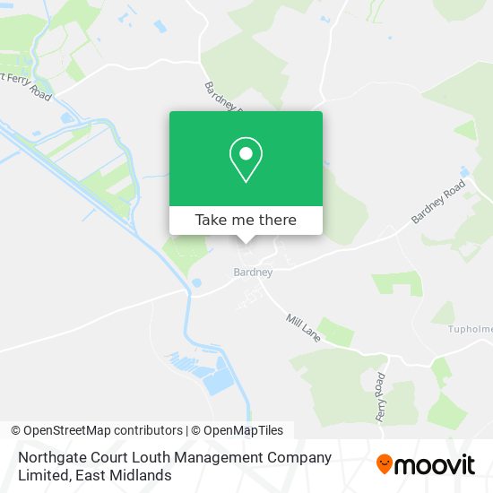 Northgate Court Louth Management Company Limited map