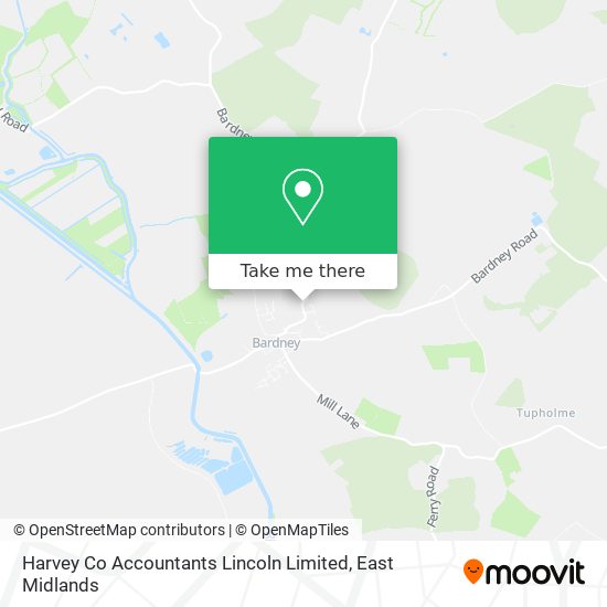 Harvey Co Accountants Lincoln Limited map