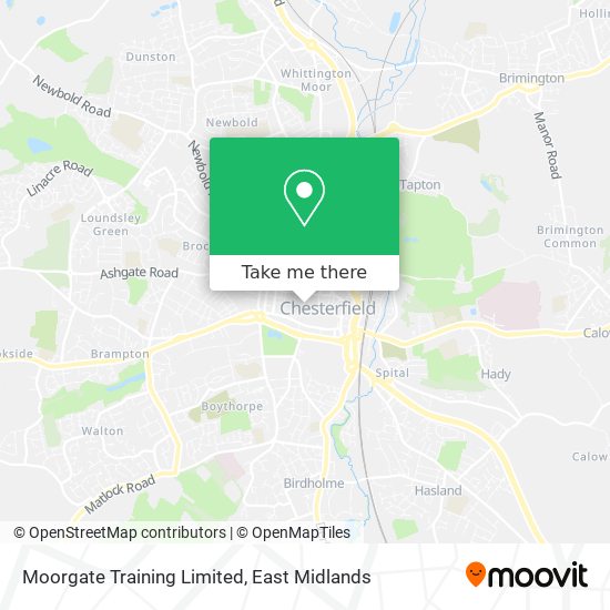 Moorgate Training Limited map