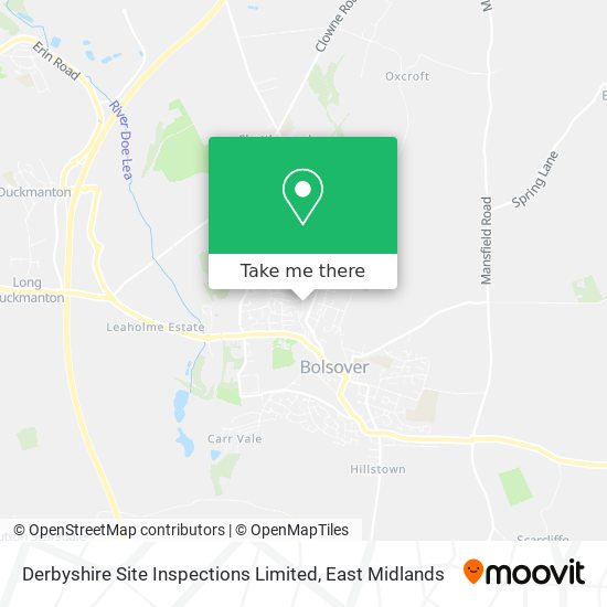 Derbyshire Site Inspections Limited map