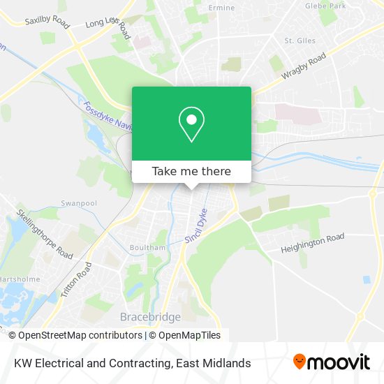 KW Electrical and Contracting map