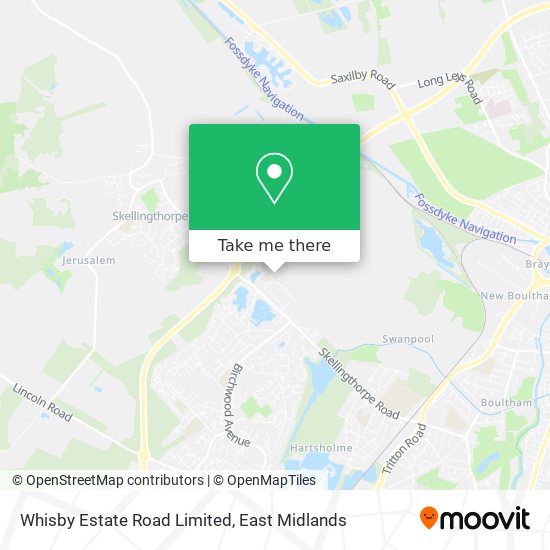 Whisby Estate Road Limited map