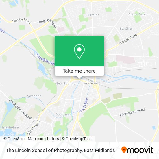 The Lincoln School of Photography map