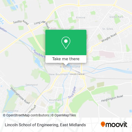 Lincoln School of Engineering map