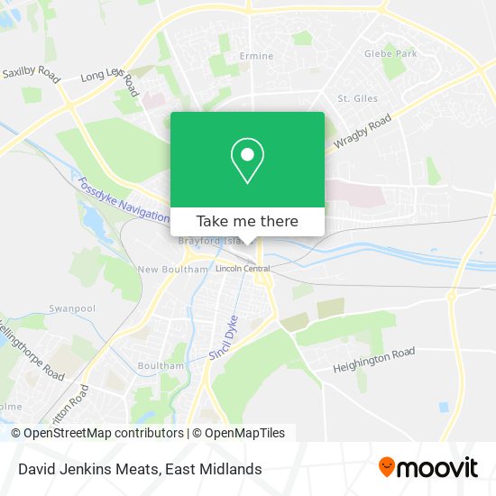David Jenkins Meats map