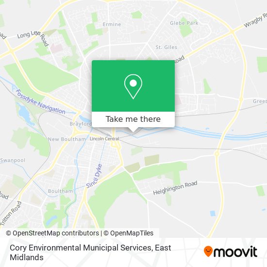 Cory Environmental Municipal Services map