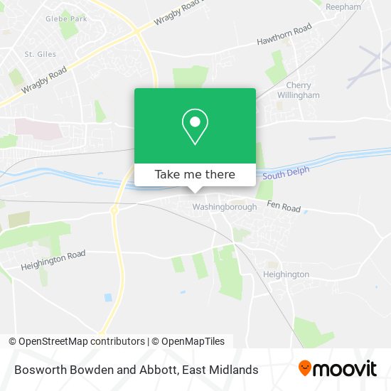 Bosworth Bowden and Abbott map
