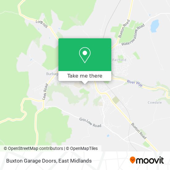 Buxton Garage Doors map