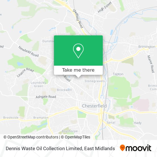 Dennis Waste Oil Collection Limited map