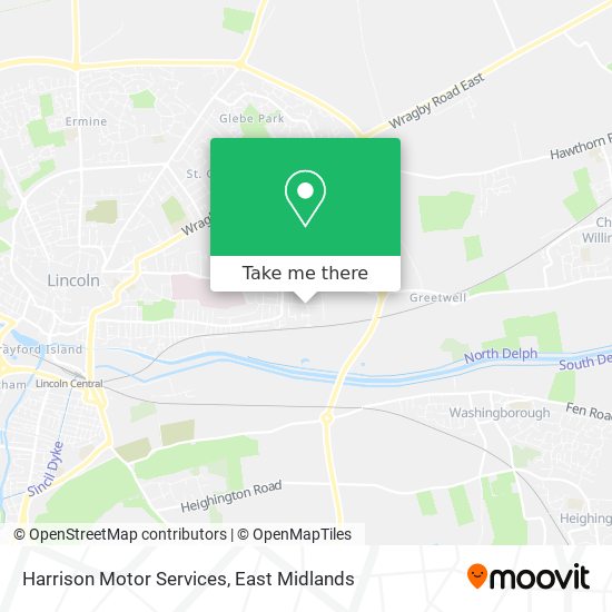 Harrison Motor Services map