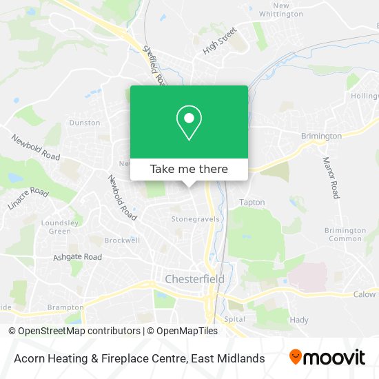 Acorn Heating & Fireplace Centre map