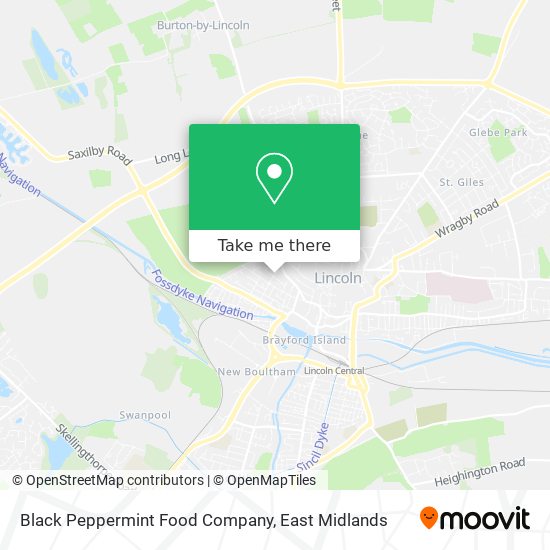 Black Peppermint Food Company map