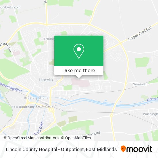 Lincoln County Hospital - Outpatient map