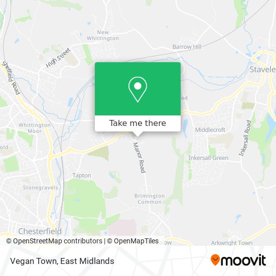 Vegan Town map