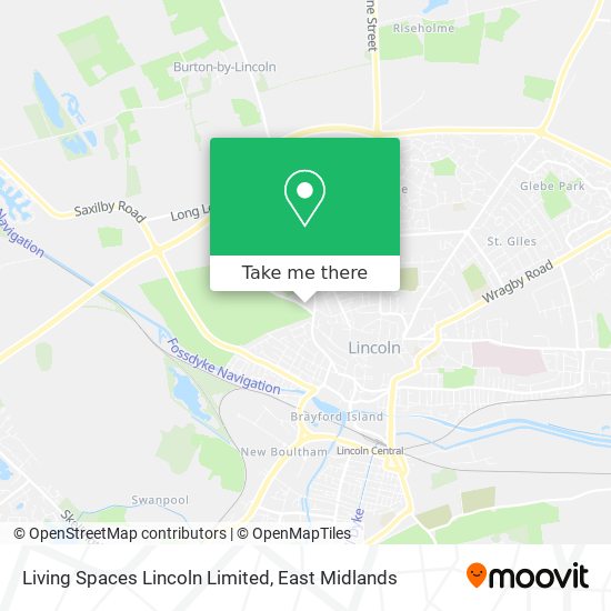 Living Spaces Lincoln Limited map