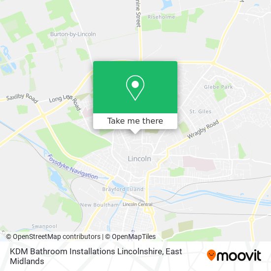 KDM Bathroom Installations Lincolnshire map