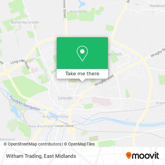 Witham Trading map