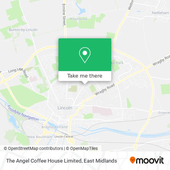 The Angel Coffee House Limited map