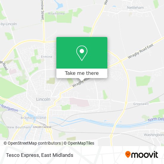 Tesco Express map