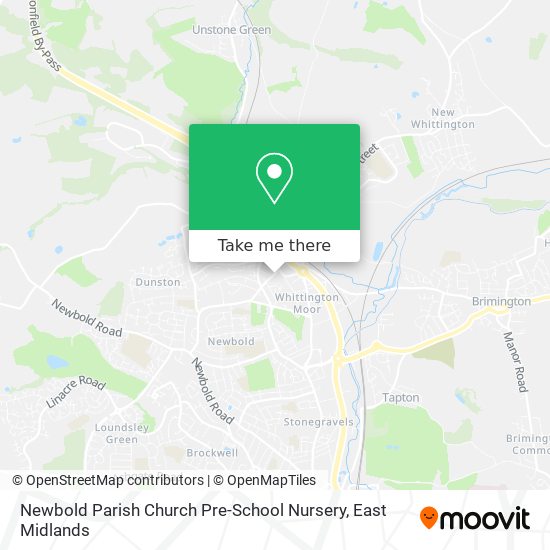Newbold Parish Church Pre-School Nursery map