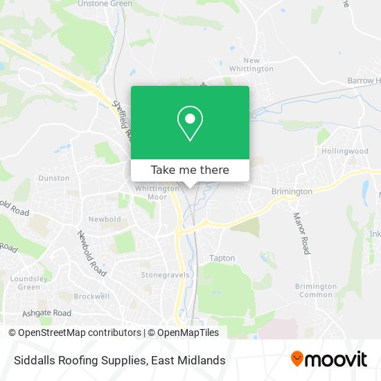 Siddalls Roofing Supplies map