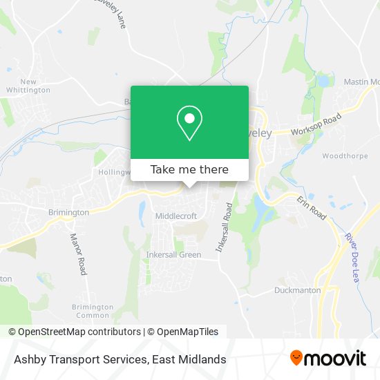 Ashby Transport Services map