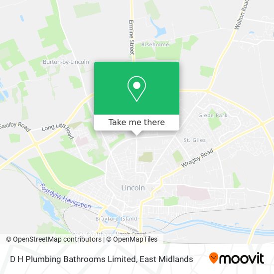 D H Plumbing Bathrooms Limited map