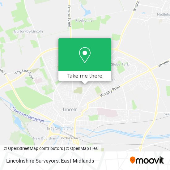 Lincolnshire Surveyors map