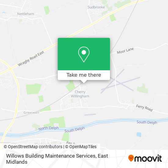 Willows Building Maintenance Services map