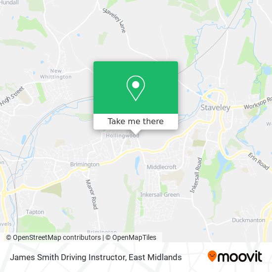 James Smith Driving Instructor map