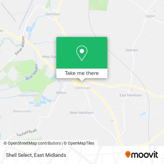 Shell Select map