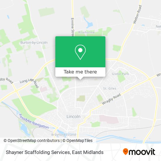 Shayner Scaffolding Services map