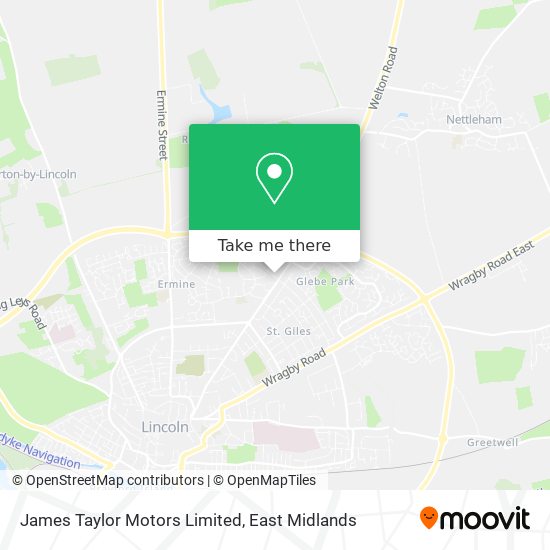 James Taylor Motors Limited map