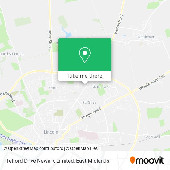 Telford Drive Newark Limited map