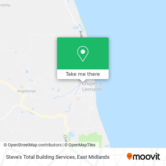 Steve's Total Building Services map