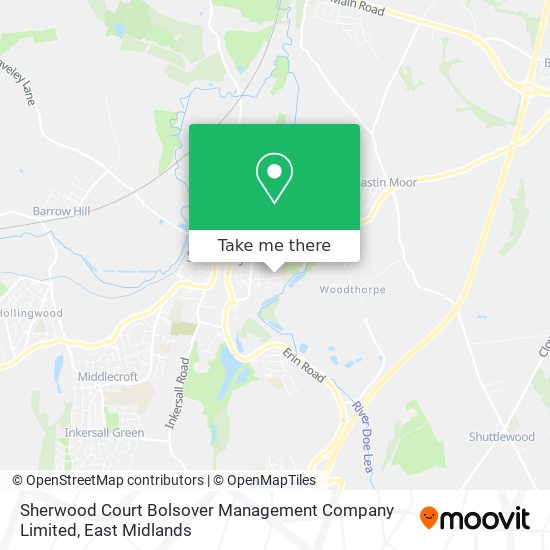 Sherwood Court Bolsover Management Company Limited map