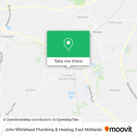 John Whitehead Plumbing & Heating map