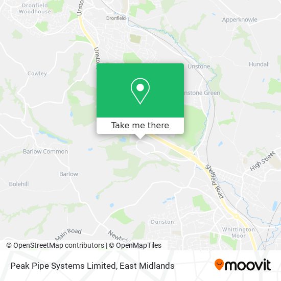 Peak Pipe Systems Limited map
