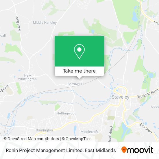 Ronin Project Management Limited map
