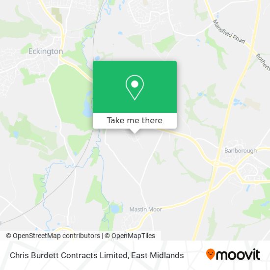 Chris Burdett Contracts Limited map
