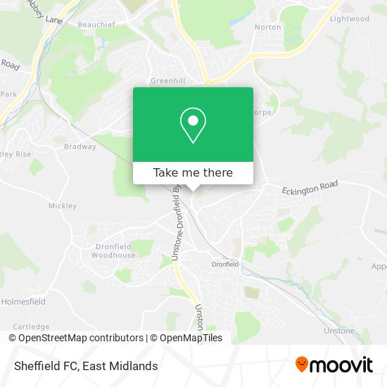 Sheffield FC map
