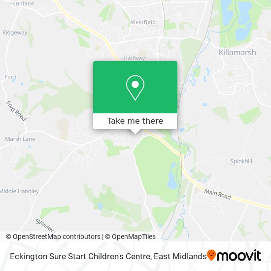 Eckington Sure Start Children's Centre map