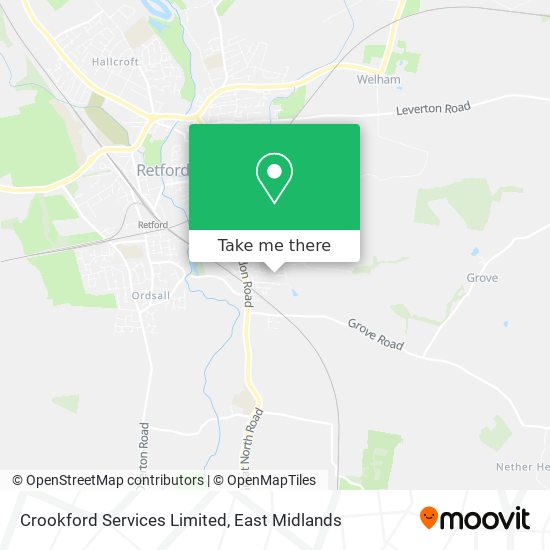 Crookford Services Limited map