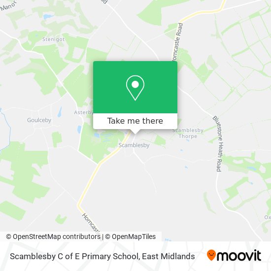Scamblesby C of E Primary School map