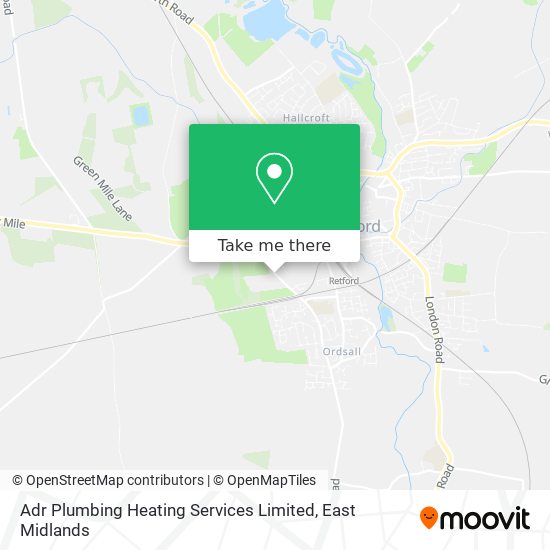 Adr Plumbing Heating Services Limited map