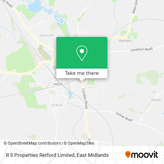 R S Properties Retford Limited map